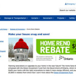 Home Improvements Encouraged By Government Rebates