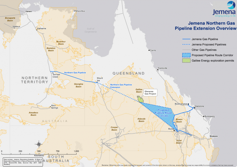 Jemena Fast tracks Plans To Connect Galilee Basin To The East coast Gas 