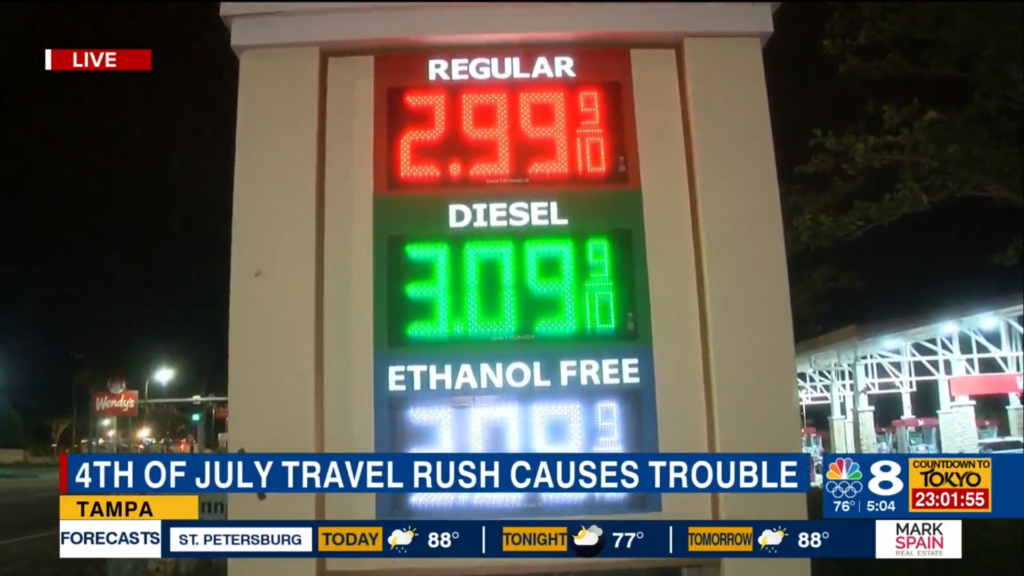 July 4 Travel Troubles Gas Outages Soaring Prices And Staffing 