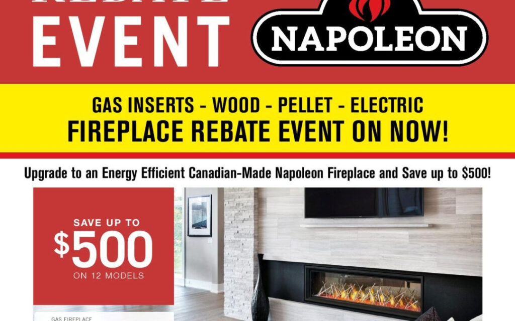 Napoleon Fireplace Rebates On Now Decked Out Home And Patio