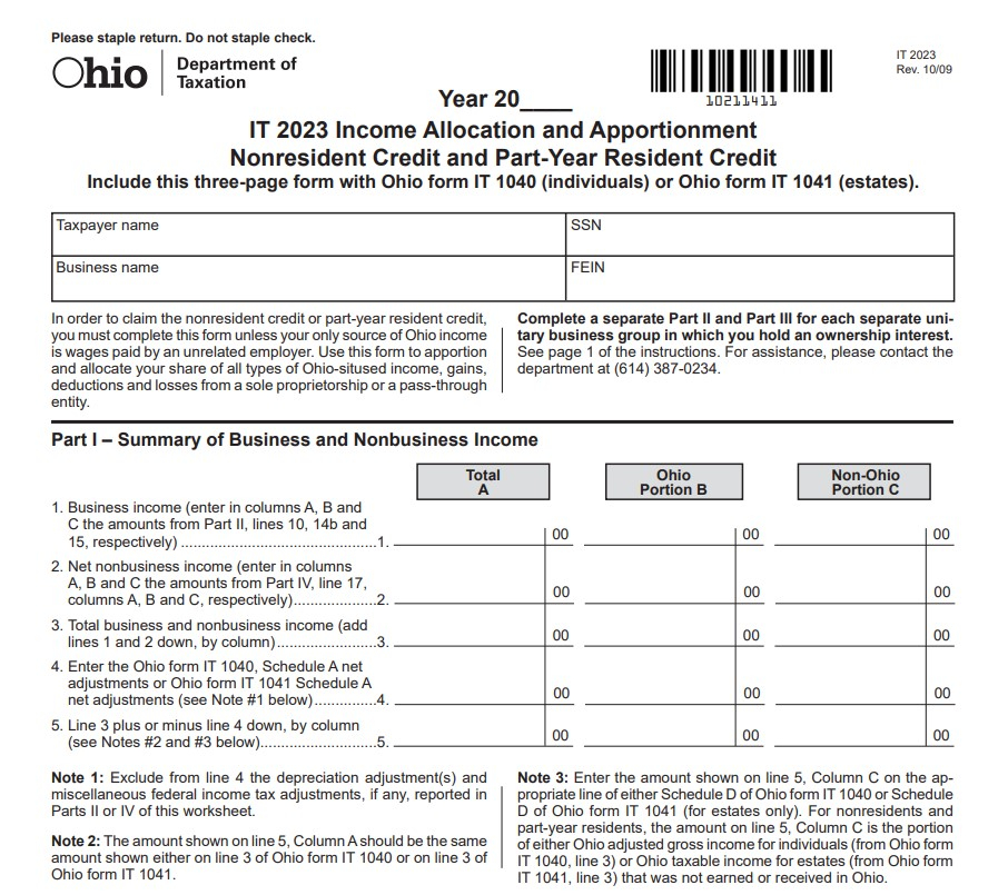 Ohio Renters Rebate 2023 Printable Rebate Form Ohio Renters Rebate 2023 Printable Rebate Form