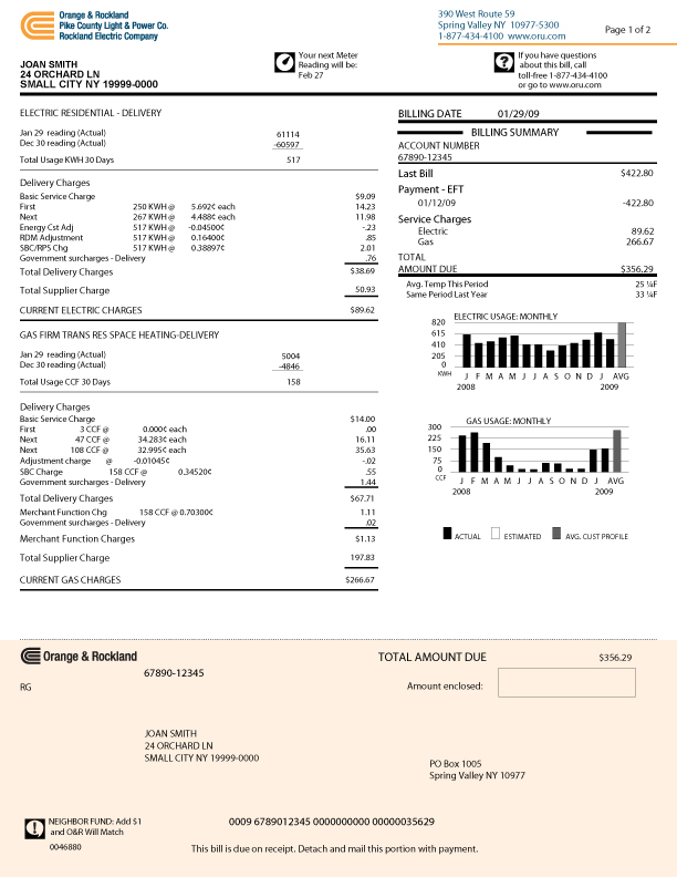 Orange Rockland Bill Pay For New York Customers Green Mountain Energy