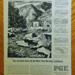 Pacific Gas And Electric Company Original 50 S Print Ad B W