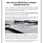 PPT What Does The Pennsylvania Automobile Insurance Offer You