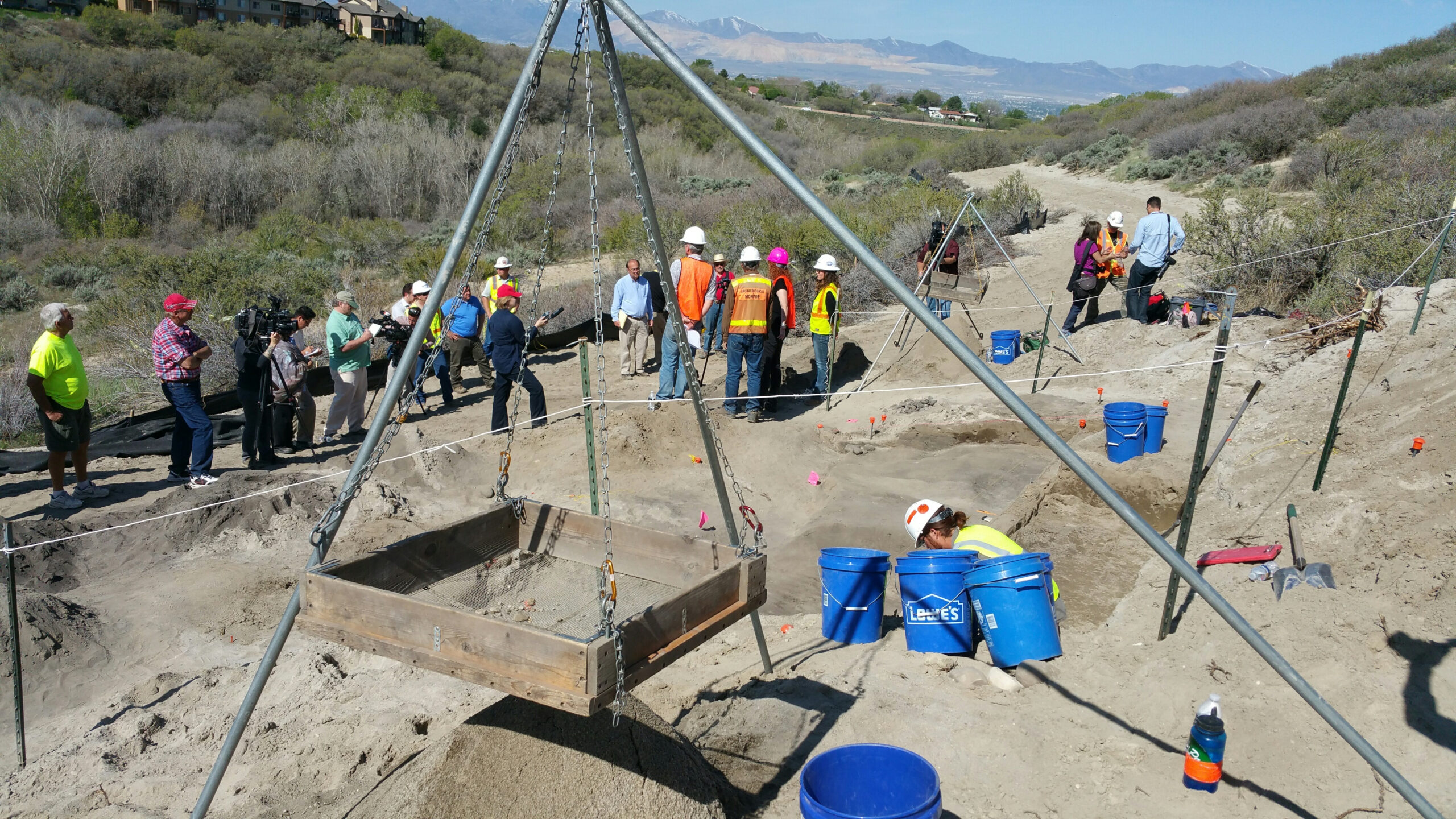 Questar Gas Construction Crews Uncover Ancient Site In Sandy Gephardt Questar Gas Construction Crews Uncover Ancient Site In Sandy Gephardt