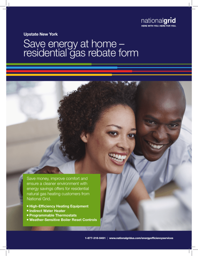 Save Energy At Home Residential Gas Rebate Form Save Energy At Home Residential Gas Rebate Form