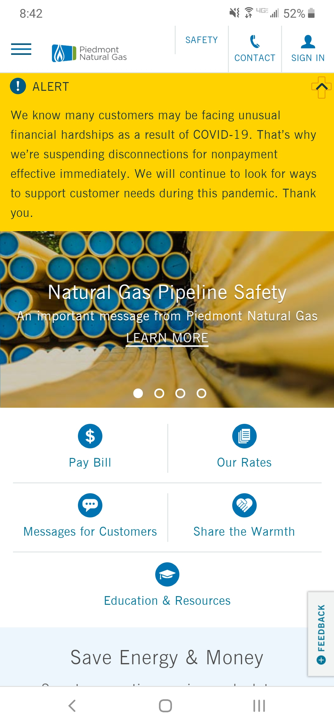Shout Out To Piedmont Natural Gas For Being Understanding During These Shout Out To Piedmont Natural Gas For Being Understanding During These