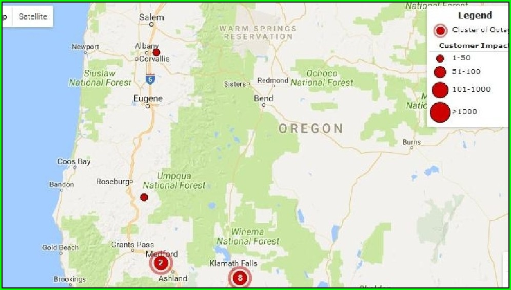 Ugi Gas Outage Map Map Resume Examples