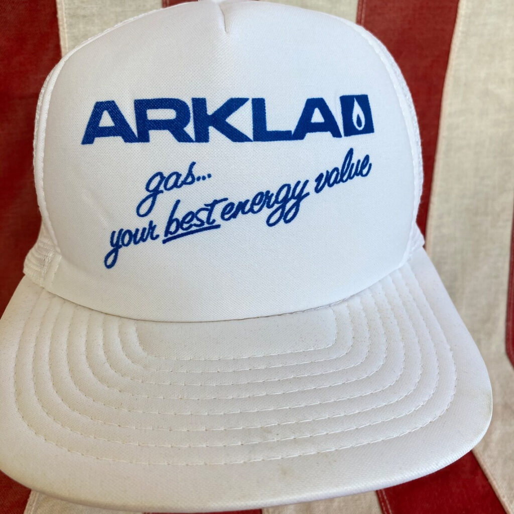 Vintage 80s Arkla Gas Mesh Trucker Hat Etsy