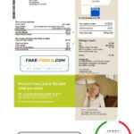 Australia AGL Gas Utility Bill Template In Word And PDF Format Fake Tools