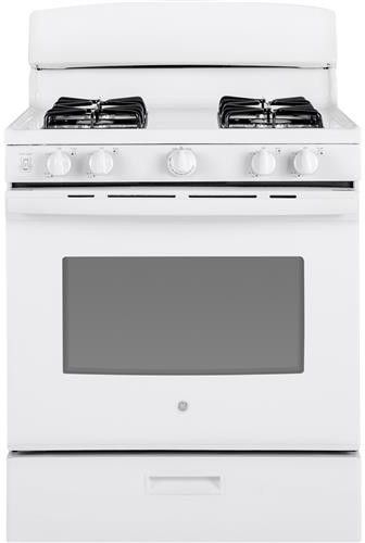 GE JGBS30DEKWW 30 Inch Freestanding Gas Range With Simmer Burner 