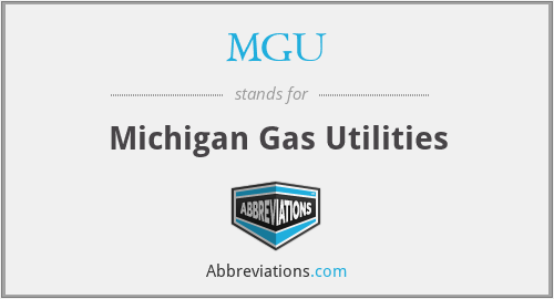 MGU Michigan Gas Utilities