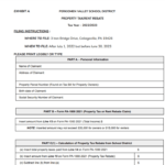 PA Property Tax Rebate Forms Printable Rebate Form