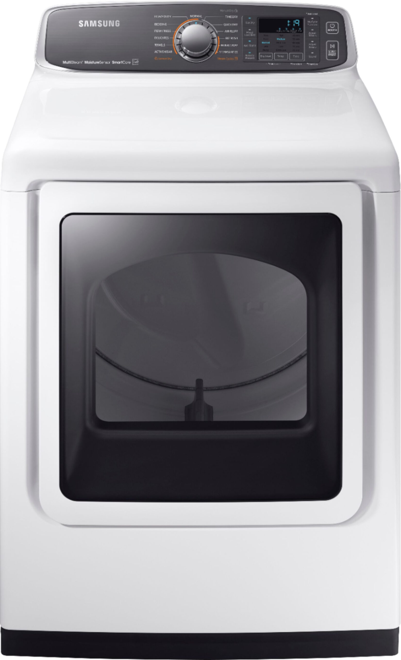 Samsung 7 4 Cu Ft Capacity 13 Cycle Gas Dryer With MultiSteam Samsung 7 4 Cu Ft Capacity 13 Cycle Gas Dryer With MultiSteam