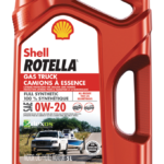 Shell Rotella Gas Truck 0W20 Synthetic Engine Motor Oil 5 L Canadian