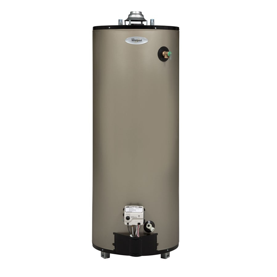 Shop Whirlpool 40 Gallon 12 Year Limited Tall Natural Gas Water Heater 