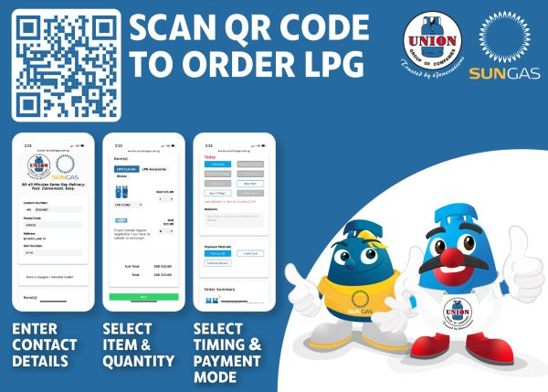 Union Gas Residential LPG Gas Delivery Singapore