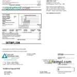 USA Cascade Natural Gas Utility Bill Word And PDF Template SHOTEMPL