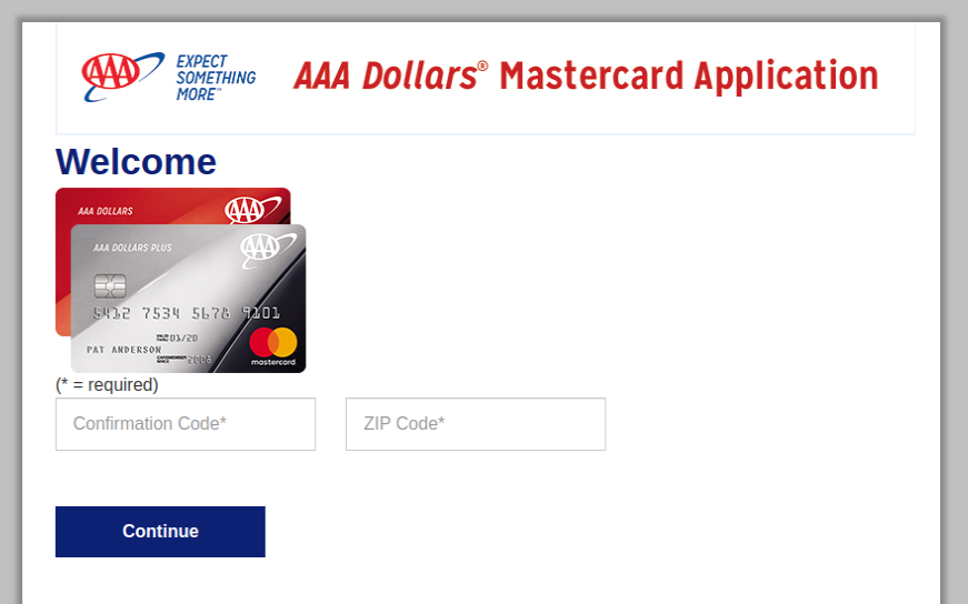 Www acgcardservices myoffer Access To AAA Dollars MasterCard Account